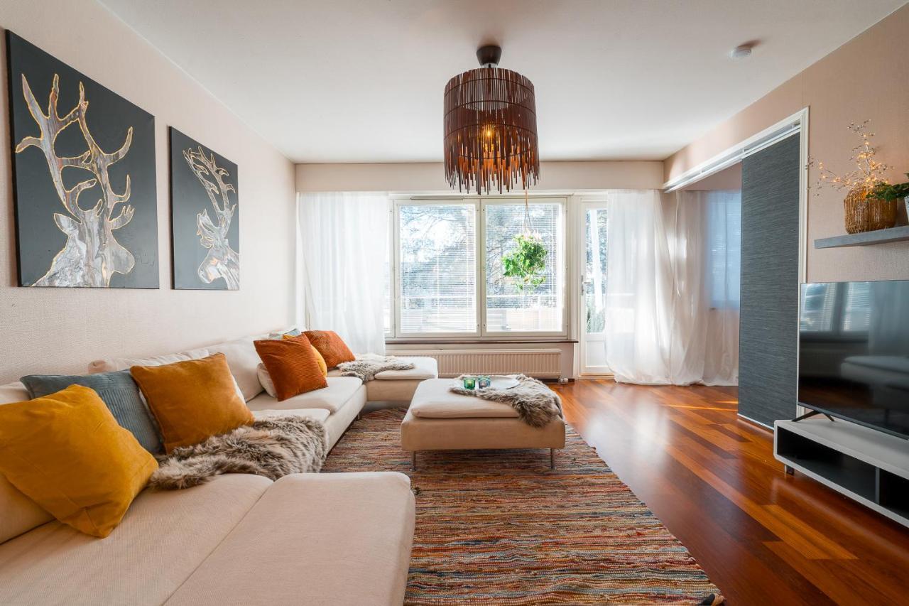 شقة Nordic Gem Near Railway Station, Free Parking And Wifi روفانييمي المظهر الخارجي الصورة