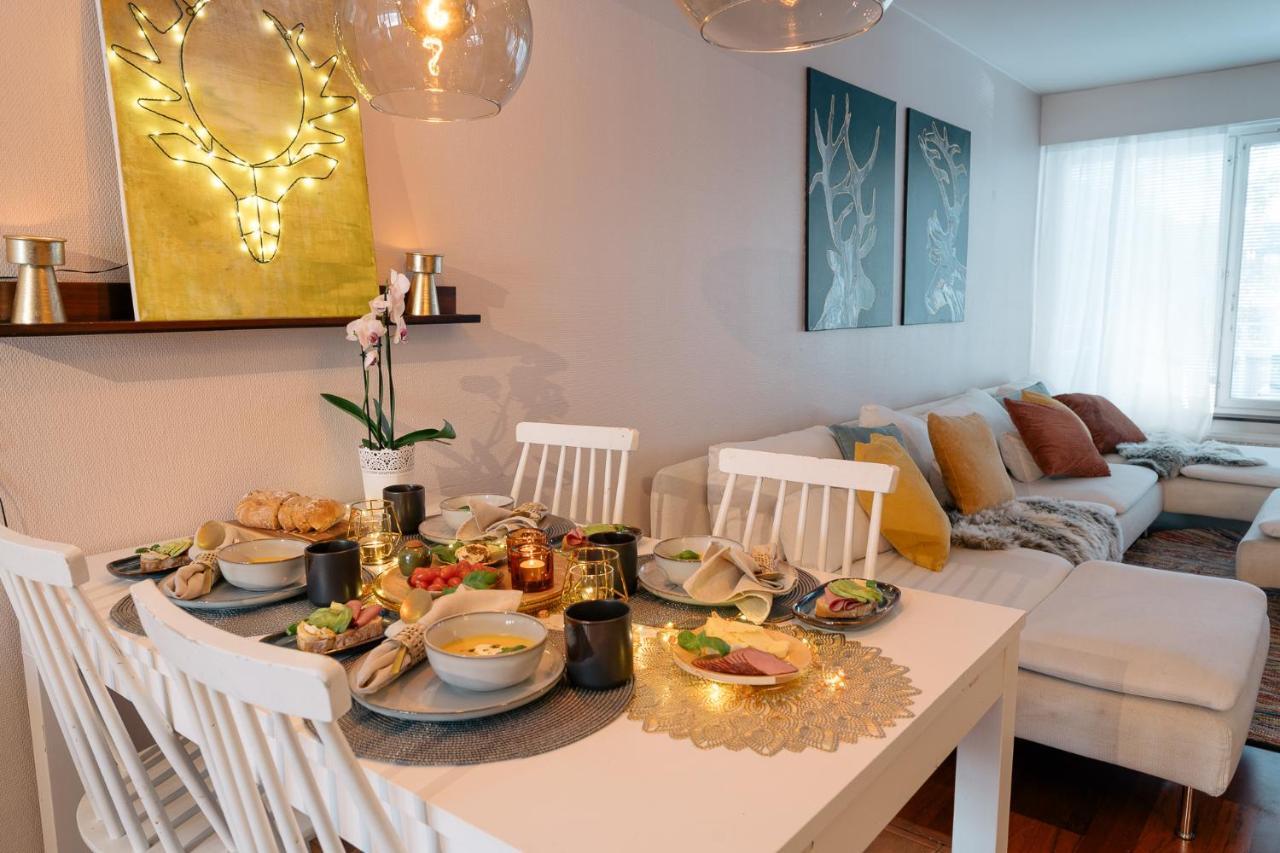 شقة Nordic Gem Near Railway Station, Free Parking And Wifi روفانييمي المظهر الخارجي الصورة